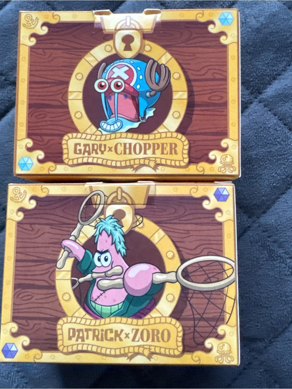Mcdonalds One Piece Gary x Chopper Patrick x Zoro Bundle Happy Meal Toy 2026